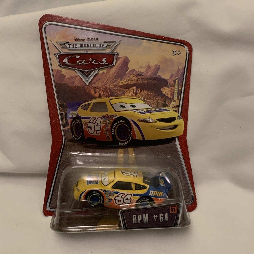 Disney Pixar The World of Cars RPM #64 Diecast Model Car FREE SHIPPING